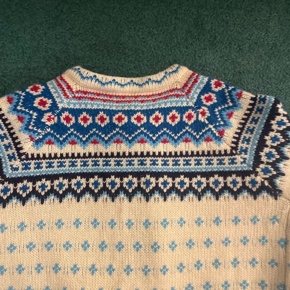 Frances Valentine Ella Fair Isle Knit Cardigan small - Picture 9 of 9